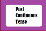 Past Continuous Tense